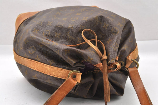 Authentic Louis Vuitton Monogram Noe Shoulder Drawstring Bag Old Model LV 1281I