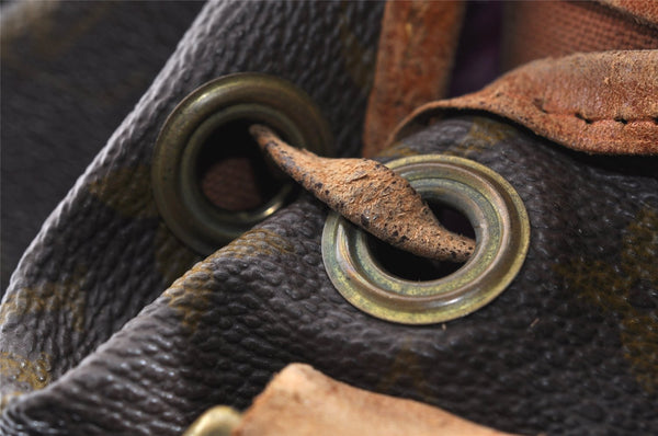 Authentic Louis Vuitton Monogram Noe Shoulder Drawstring Bag Old Model LV 1281I