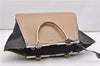 Authentic FENDI 3JOURS Leather 2Way Shoulder Hand Bag Beige Black 1282G