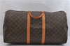 Authentic Louis Vuitton Monogram Keepall 55 Travel Boston Bag M41424 LV 1283F