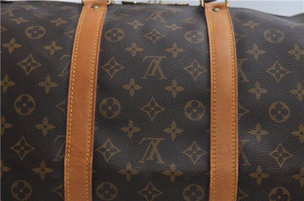 Authentic Louis Vuitton Monogram Keepall 55 Travel Boston Bag M41424 LV 1283F