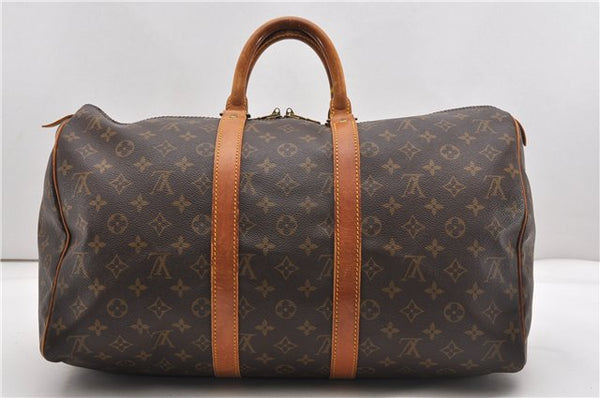 Authentic Louis Vuitton Monogram Keepall 45 Travel Boston Bag M41428 LV 1283G