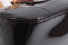 Auth Louis Vuitton Vernis Rose Wood Avenue Shoulder Bag Wine Red M93510 LV 1284D