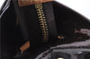 Auth Louis Vuitton Vernis Rose Wood Avenue Shoulder Bag Wine Red M93510 LV 1284D