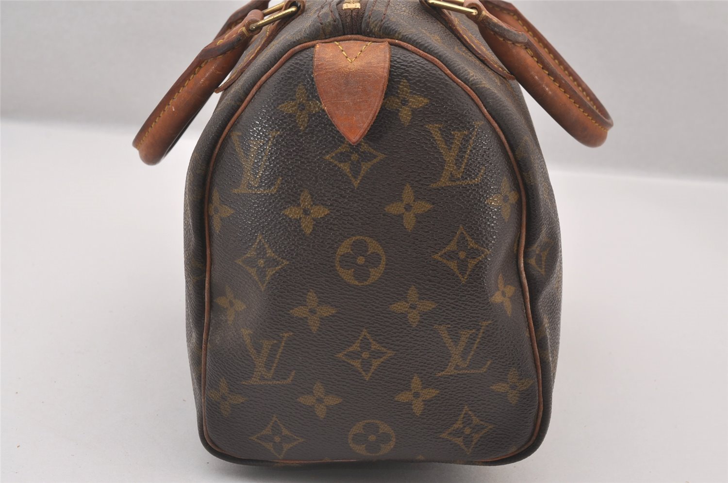 Authentic Louis Vuitton Monogram Speedy 25 Boston Hand Bag M41528 LV 1284I