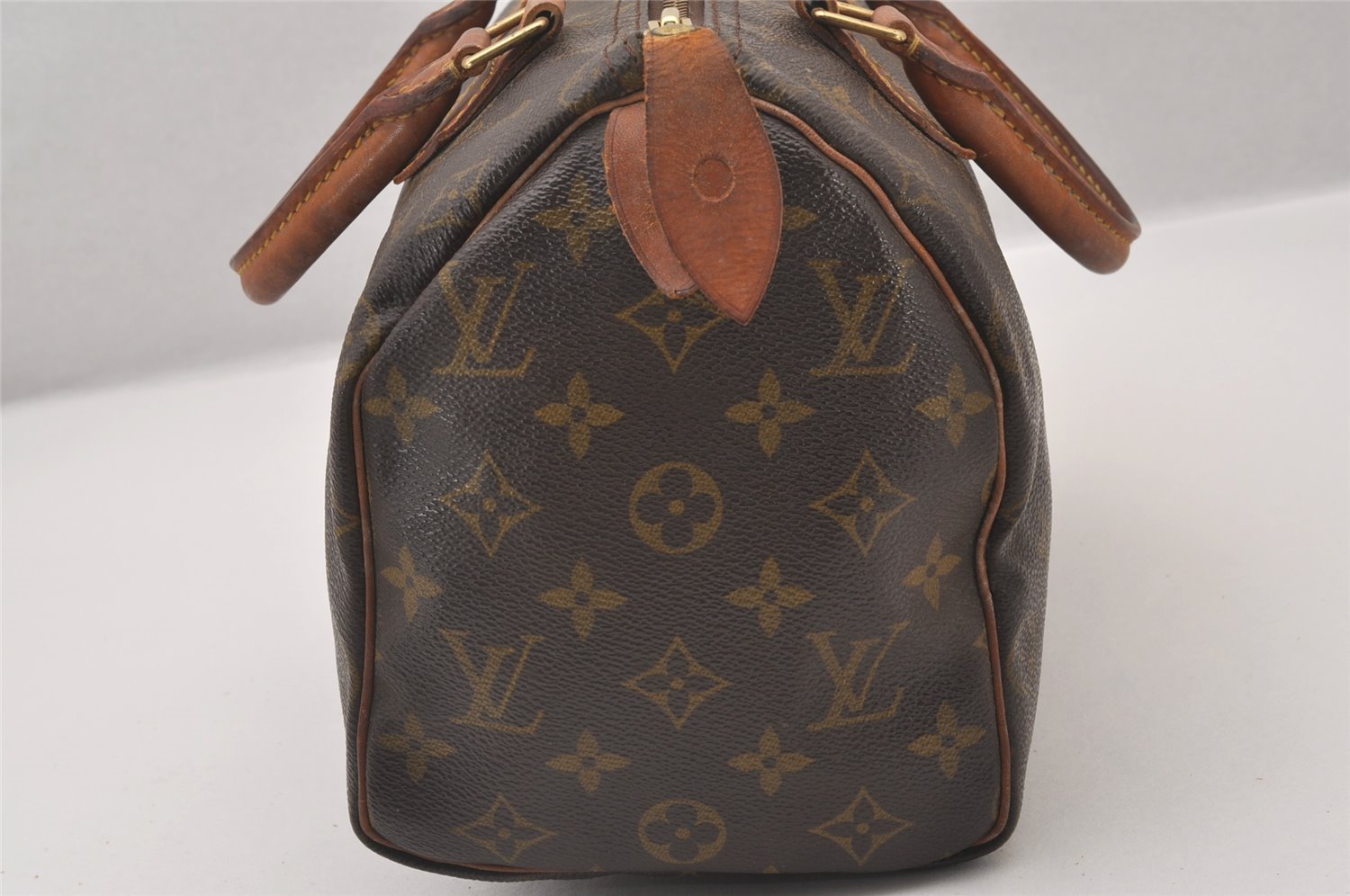 Authentic Louis Vuitton Monogram Speedy 25 Boston Hand Bag M41528 LV 1284I