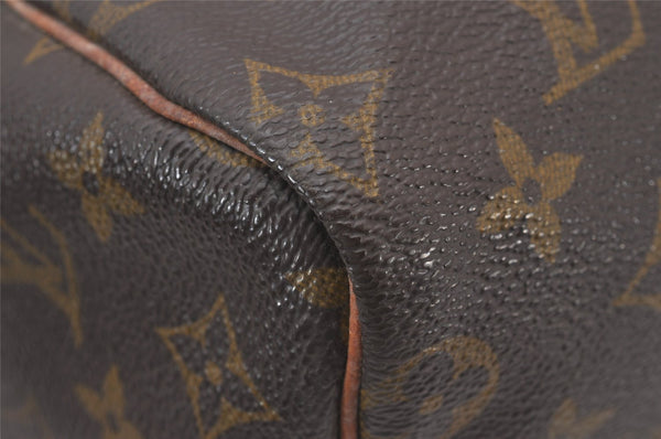 Authentic Louis Vuitton Monogram Speedy 25 Boston Hand Bag M41528 LV 1284I