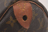 Authentic Louis Vuitton Monogram Speedy 25 Boston Hand Bag M41528 LV 1284I