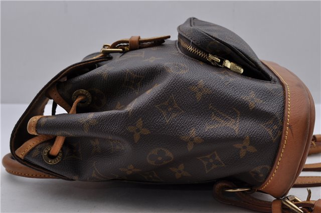 Authentic Louis Vuitton Monogram Montsouris PM Backpack M51137 LV 1285D