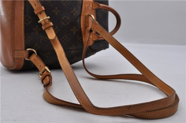 Authentic Louis Vuitton Monogram Montsouris PM Backpack M51137 LV 1285D