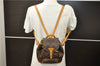 Authentic Louis Vuitton Monogram Montsouris PM Backpack M51137 LV 1285D