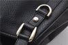 Authentic GUCCI Abbey Shoulder Tote Bag Leather 130736 Black 1286D