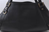 Authentic GUCCI Abbey Shoulder Tote Bag Leather 130736 Black 1286D