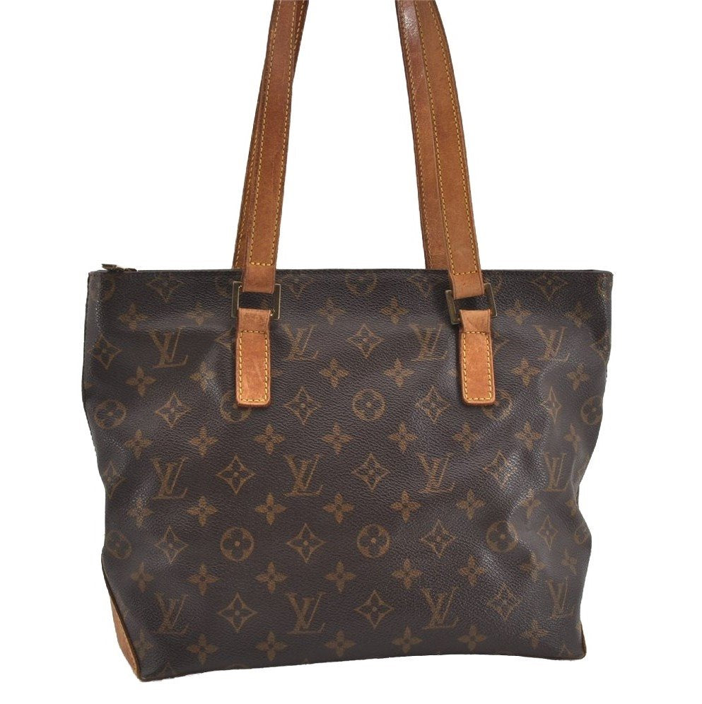 Authentic Louis Vuitton Monogram Cabas Piano Shoulder Tote Bag M51148 LV 1286I