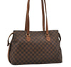 Authentic Louis Vuitton Damier Columbine 100 ANS Shoulder Bag N99037 LV 1288I