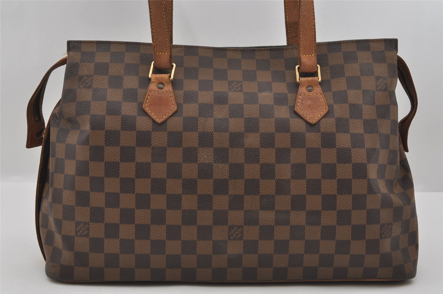 Authentic Louis Vuitton Damier Columbine 100 ANS Shoulder Bag N99037 LV 1288I