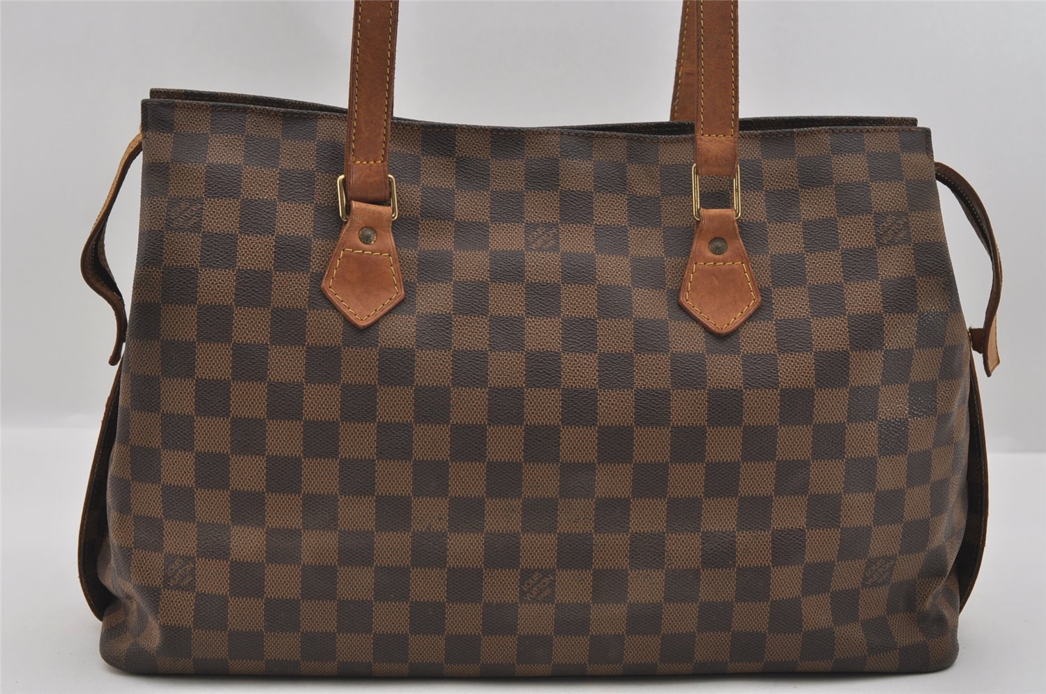 Authentic Louis Vuitton Damier Columbine 100 ANS Shoulder Bag N99037 LV 1288I