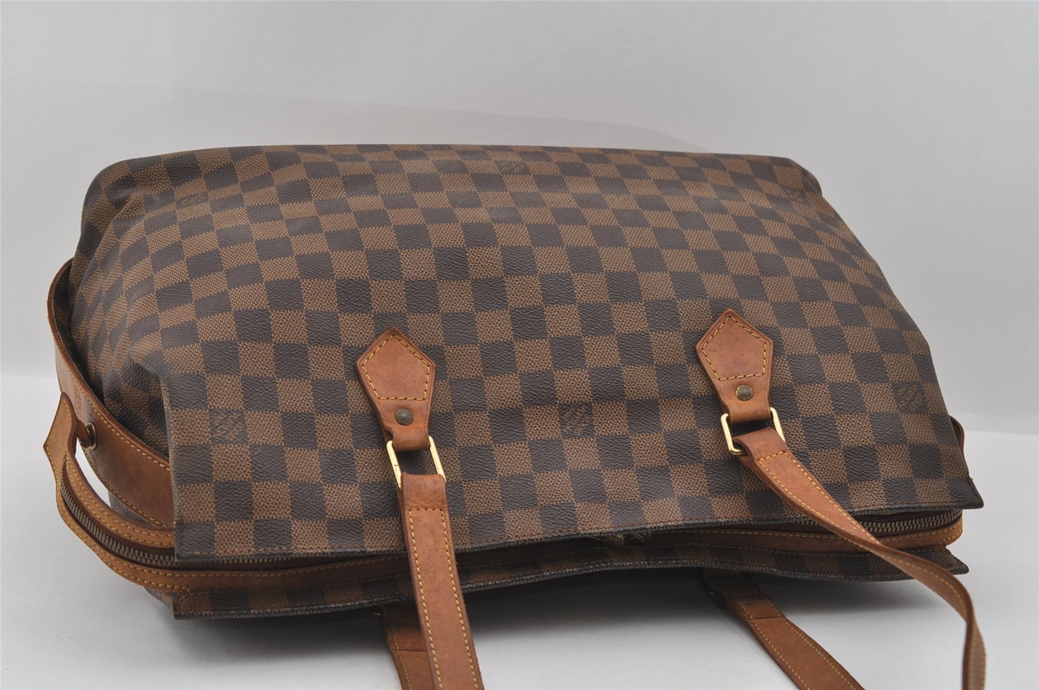 Authentic Louis Vuitton Damier Columbine 100 ANS Shoulder Bag N99037 LV 1288I