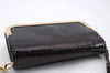 Auth Louis Vuitton Vernis Rossmore PM Shoulder Cross Bag M91546 Wine Red 1289D