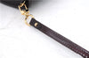 Auth Louis Vuitton Vernis Rossmore PM Shoulder Cross Bag M91546 Wine Red 1289D