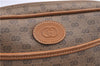 Authentic GUCCI Micro GG PVC Leather Shoulder Cross Body Bag Brown 1291D