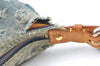 Auth Louis Vuitton Monogram Denim Baggy PM 2Way Shoulder Bag M95049 Blue 1291H