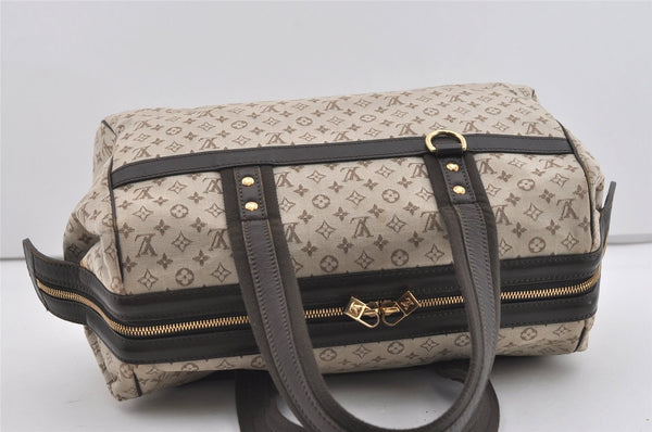 Auth Louis Vuitton Monogram Mini Josephine GM Hand Bag M92310 Khaki Beige 1294I