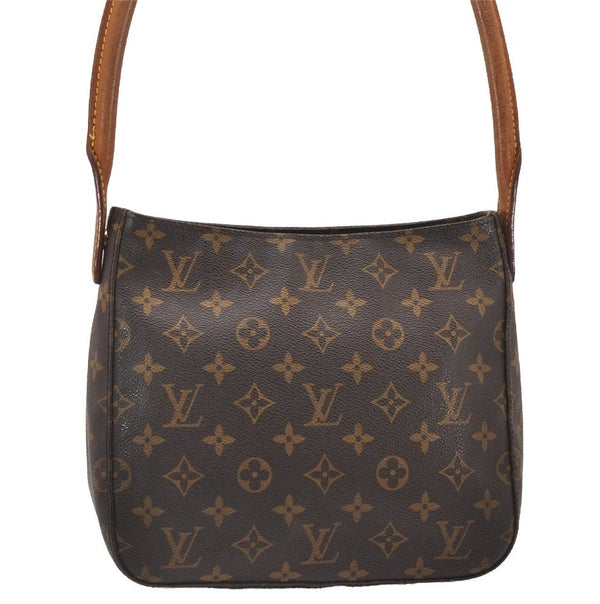 Authentic Louis Vuitton Monogram Looping MM Shoulder Bag M51146 LV 1295I