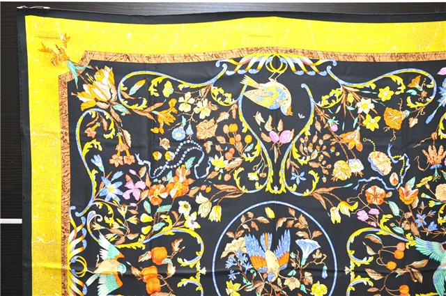 Auth HERMES Carre 90 Scarf 