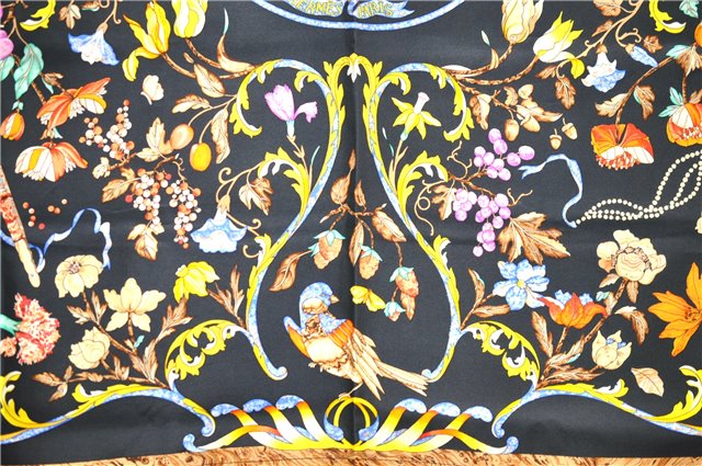 Auth HERMES Carre 90 Scarf 