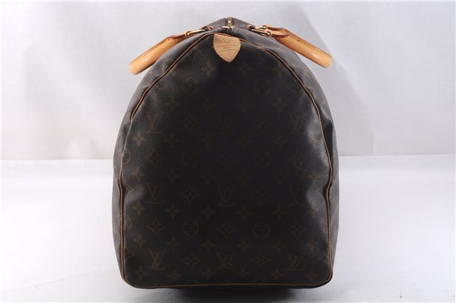 Authentic Louis Vuitton Monogram Keepall 55 Travel Boston Bag M41424 LV 1296F