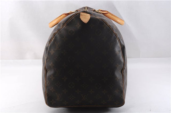 Authentic Louis Vuitton Monogram Keepall 55 Travel Boston Bag M41424 LV 1296F