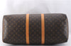 Authentic Louis Vuitton Monogram Keepall 55 Travel Boston Bag M41424 LV 1296F