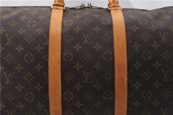 Authentic Louis Vuitton Monogram Keepall 55 Travel Boston Bag M41424 LV 1296F