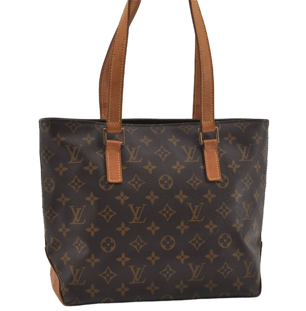 Authentic Louis Vuitton Monogram Cabas Piano Shoulder Tote Bag M51148 LV 1296I