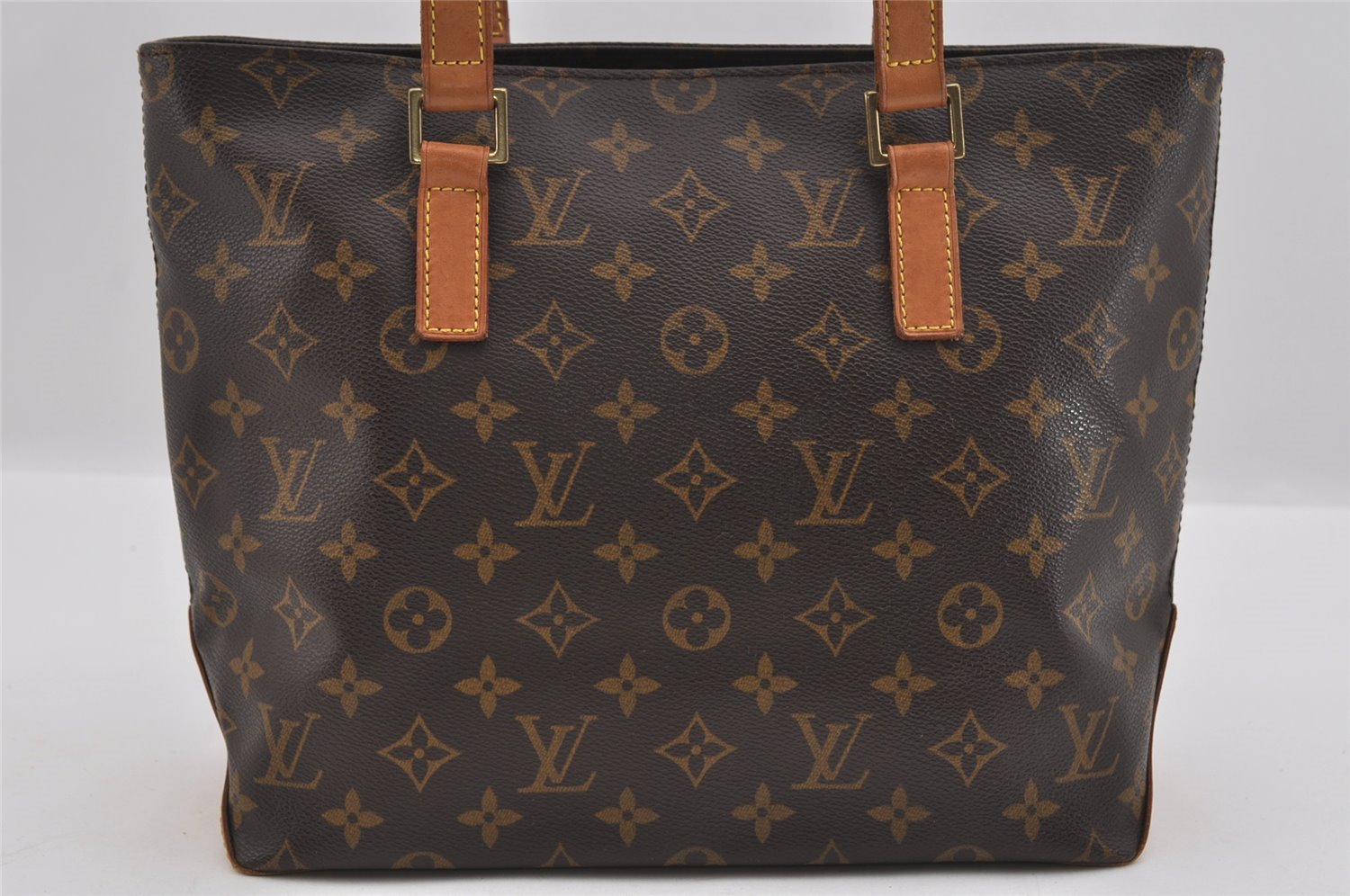 Authentic Louis Vuitton Monogram Cabas Piano Shoulder Tote Bag M51148 LV 1296I