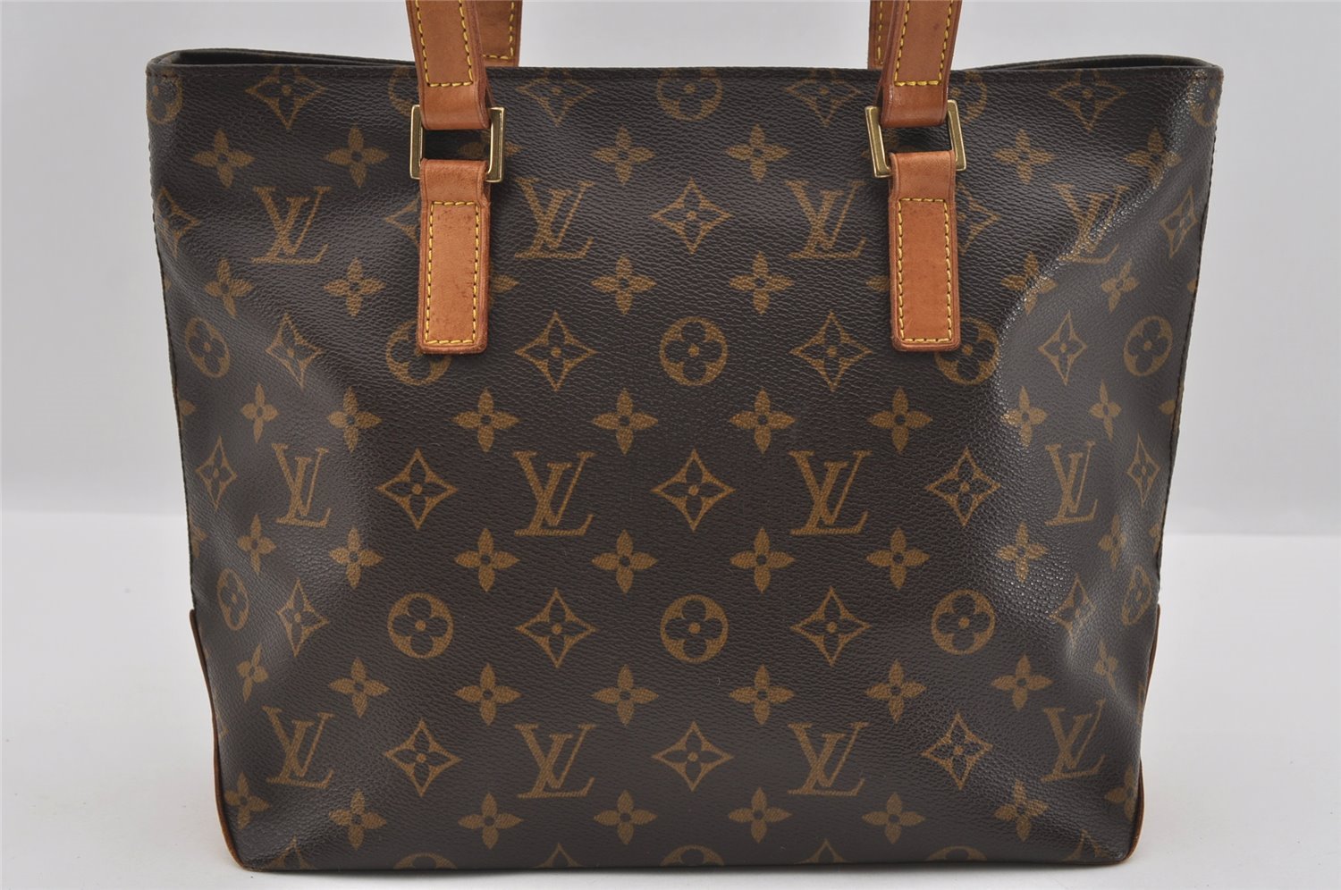 Authentic Louis Vuitton Monogram Cabas Piano Shoulder Tote Bag M51148 LV 1296I