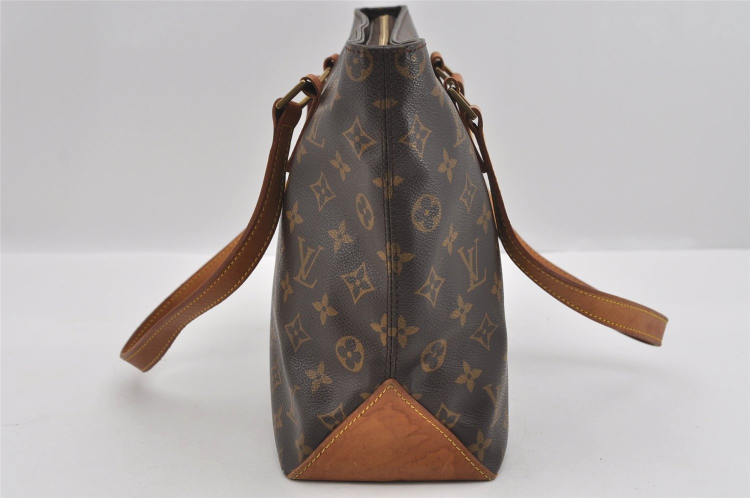 Authentic Louis Vuitton Monogram Cabas Piano Shoulder Tote Bag M51148 LV 1296I