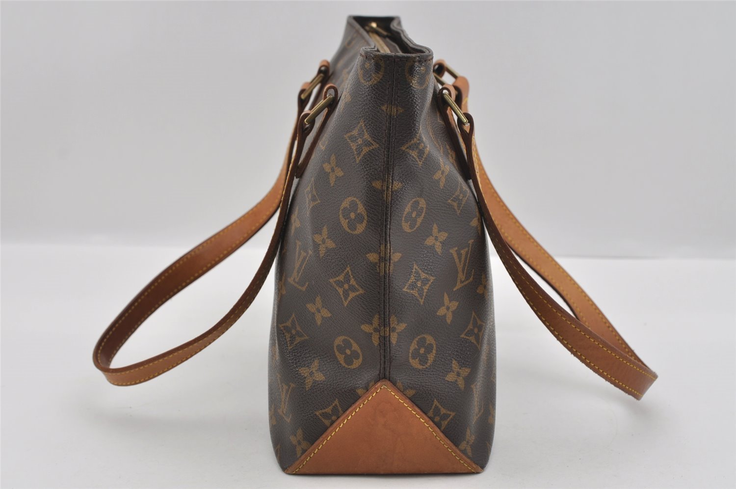 Authentic Louis Vuitton Monogram Cabas Piano Shoulder Tote Bag M51148 LV 1296I