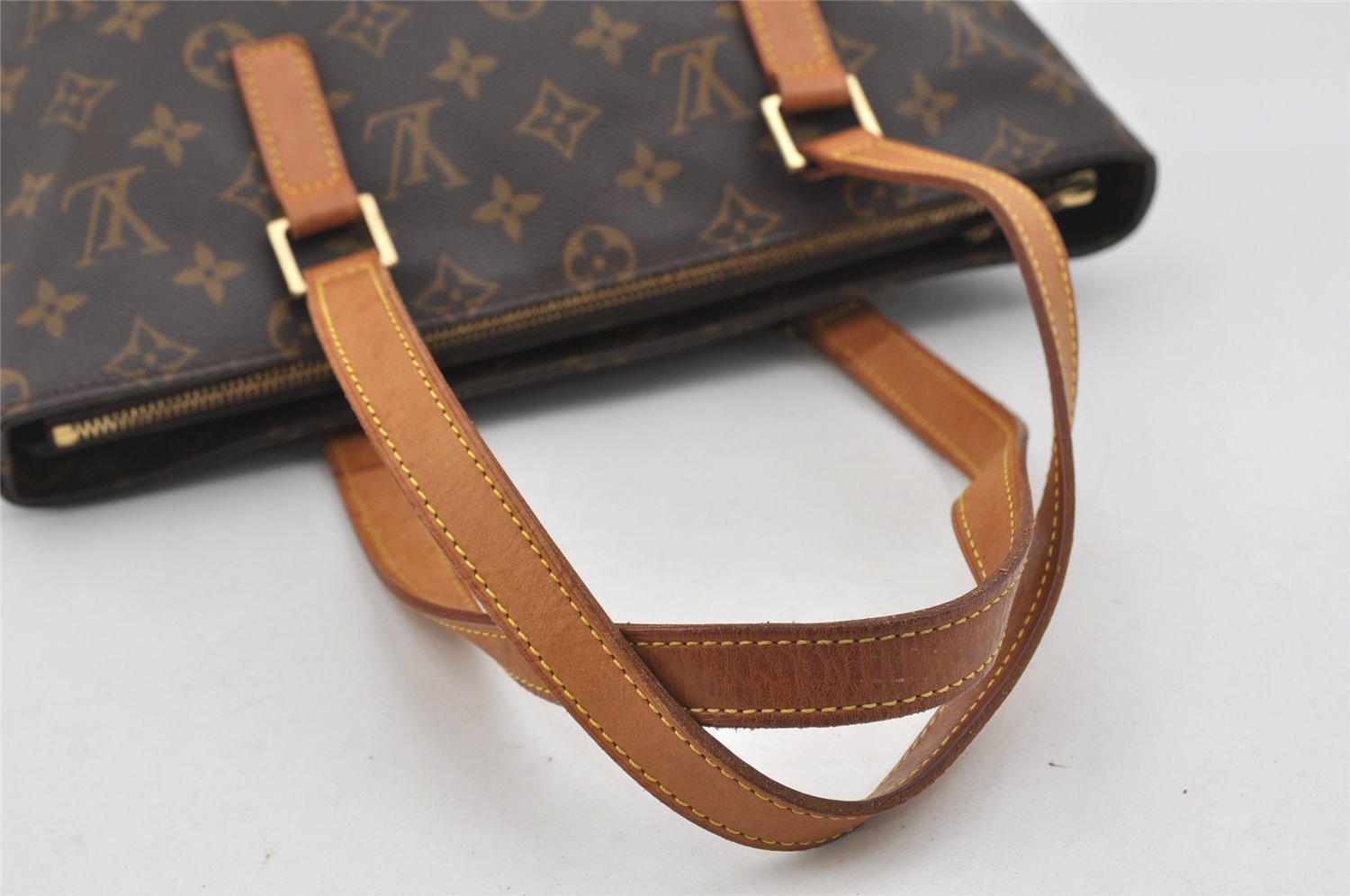 Authentic Louis Vuitton Monogram Cabas Piano Shoulder Tote Bag M51148 LV 1296I