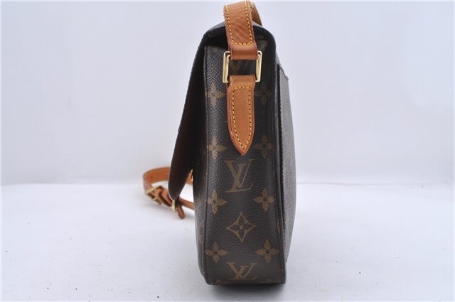 Auth Louis Vuitton Monogram Saint Cloud GM Shoulder Cross Bag M51242 LV 1297D