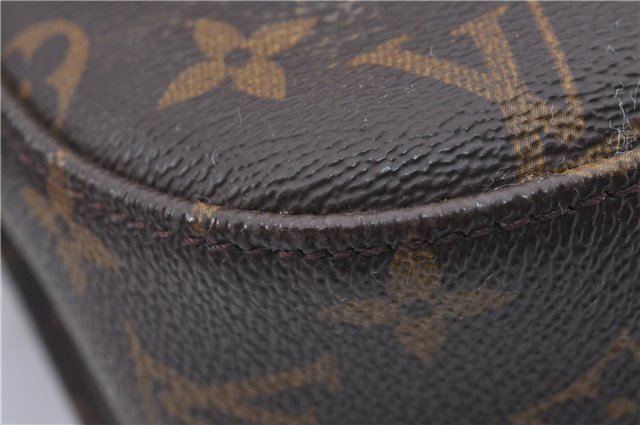 Auth Louis Vuitton Monogram Saint Cloud GM Shoulder Cross Bag M51242 LV 1297D