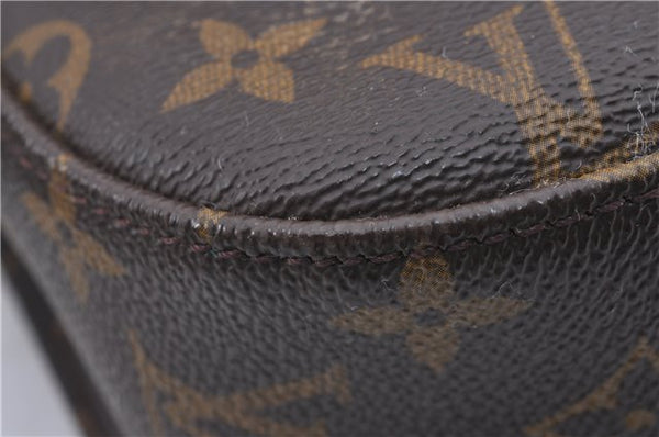 Auth Louis Vuitton Monogram Saint Cloud GM Shoulder Cross Bag M51242 LV 1297D