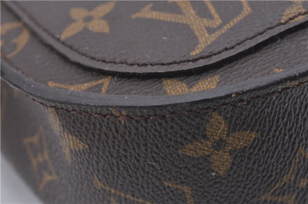Auth Louis Vuitton Monogram Saint Cloud GM Shoulder Cross Bag M51242 LV 1297D
