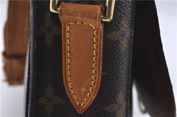 Auth Louis Vuitton Monogram Saint Cloud GM Shoulder Cross Bag M51242 LV 1297D