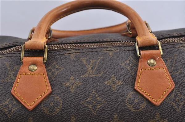 Authentic Louis Vuitton Monogram Speedy 40 Hand Bag M41522 LV 1298D