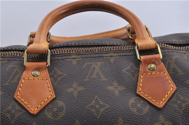 Authentic Louis Vuitton Monogram Speedy 40 Hand Bag M41522 LV 1298D