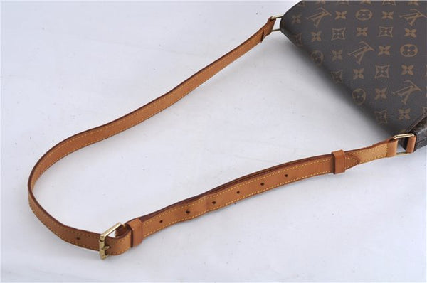 Authentic Louis Vuitton Monogram Musette Shoulder Cross Body Bag M51256 LV 1299D