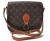 Auth Louis Vuitton Monogram Saint Cloud GM Shoulder Cross Bag M51242 LV 1300D