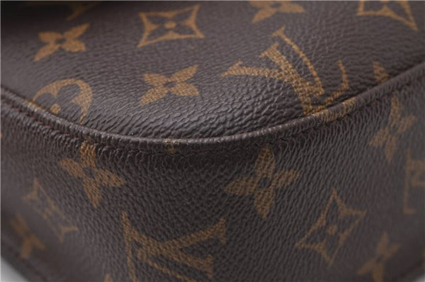 Auth Louis Vuitton Monogram Saint Cloud GM Shoulder Cross Bag M51242 LV 1300D